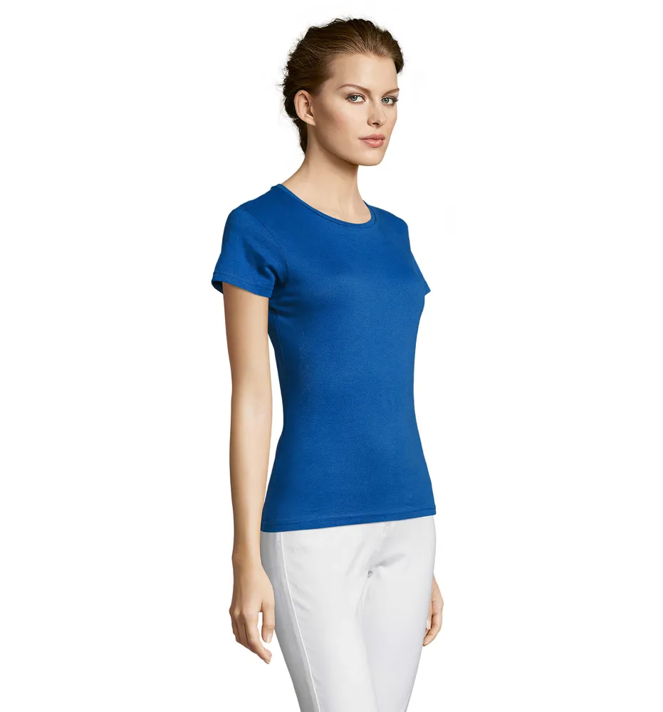 Miss dames t-shirt 150g – Koningsblauw