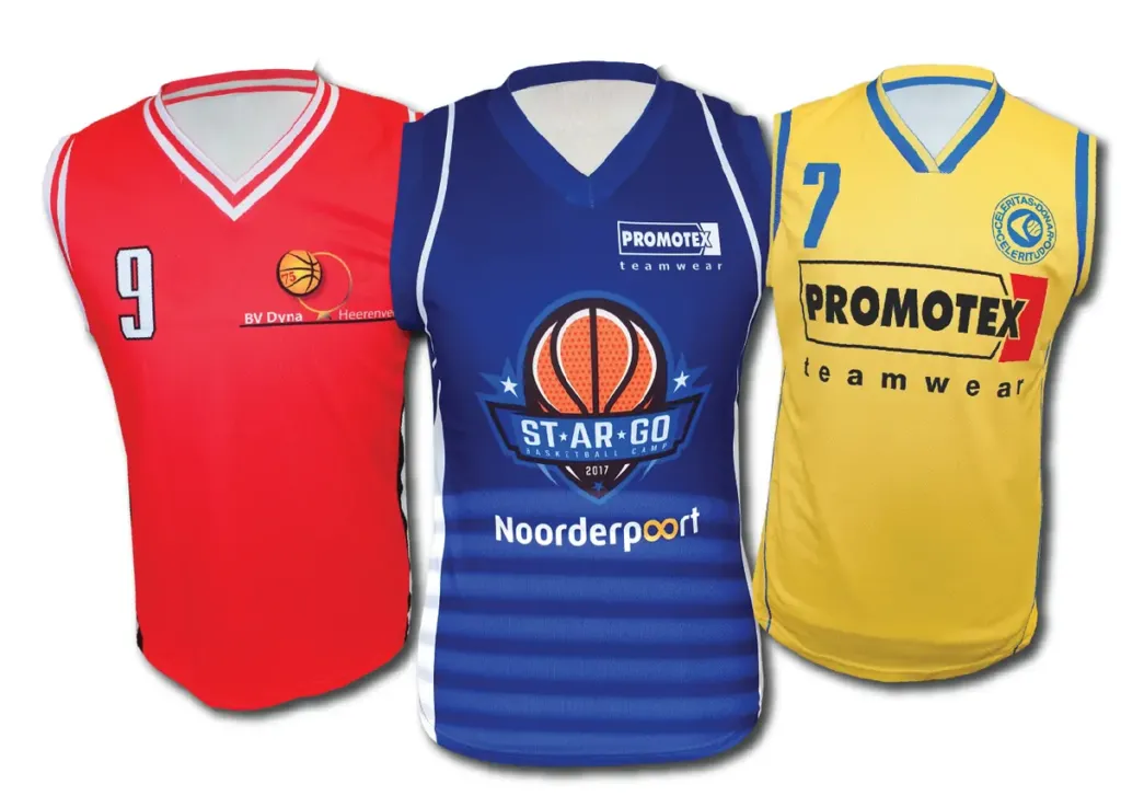 Sublimatie basketbalshirts