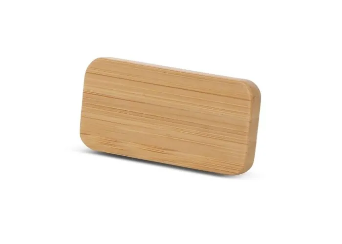 Naambadge bamboe met speld