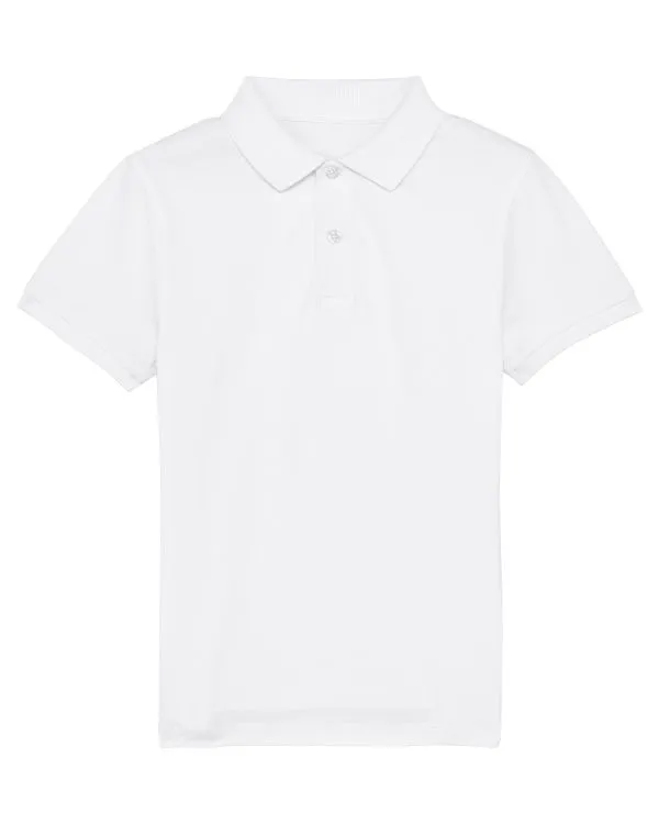 Mini Sprinter – Classic unisex polo met een polished look – White