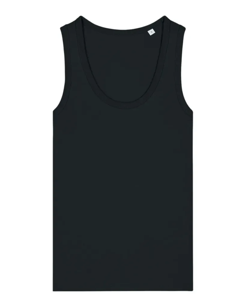 Stella Ava – Fitted tank top met een vrouwelijk silhouet – Black