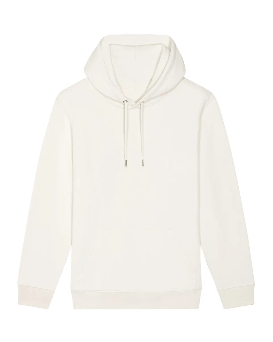 RE-Cruiser – De unisex hoodie met dry handfeel van gerecycled katoen – RE-White