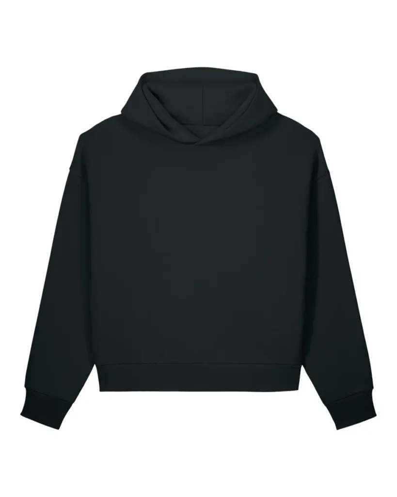 Sculpter – Trendy hoodie met bold 3D volume – Black