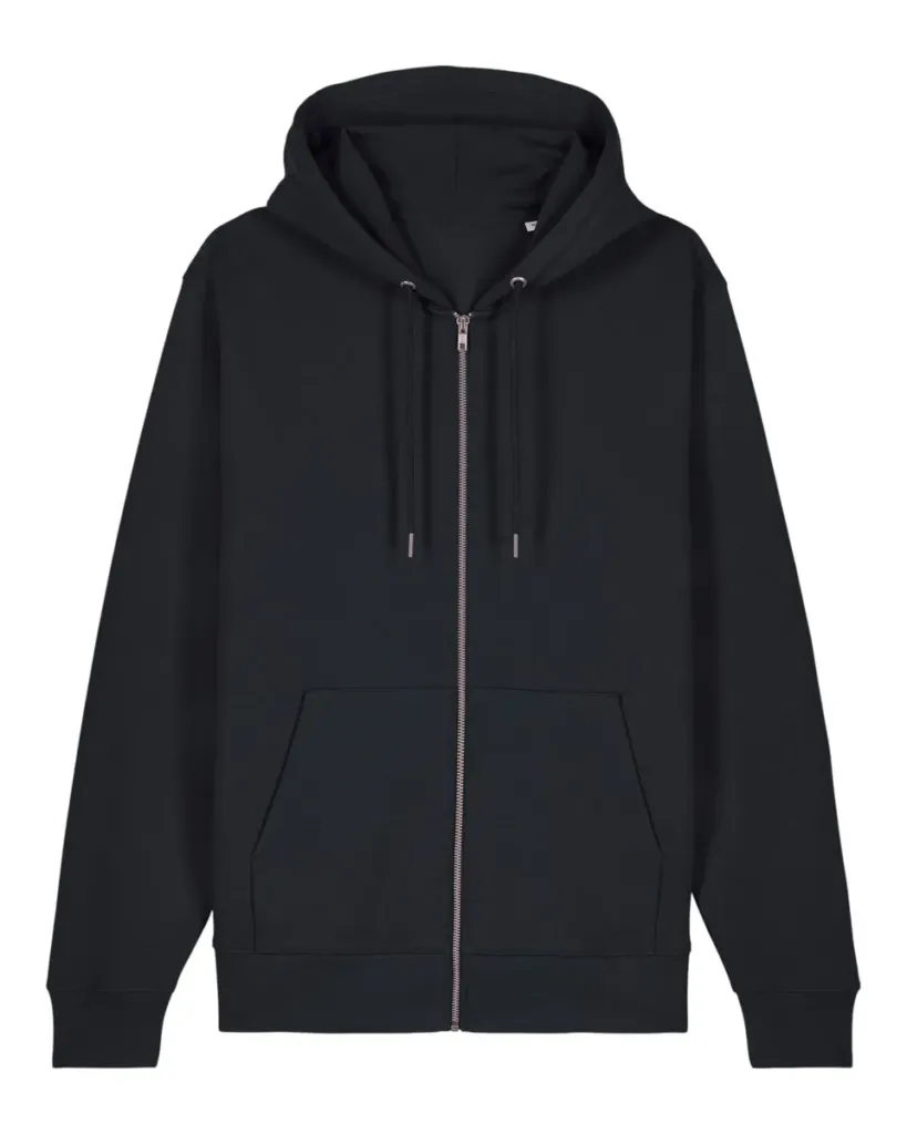 Cultivator 2.0 – Hoogwaardig rits hoodie met een cosy handfeel – Black