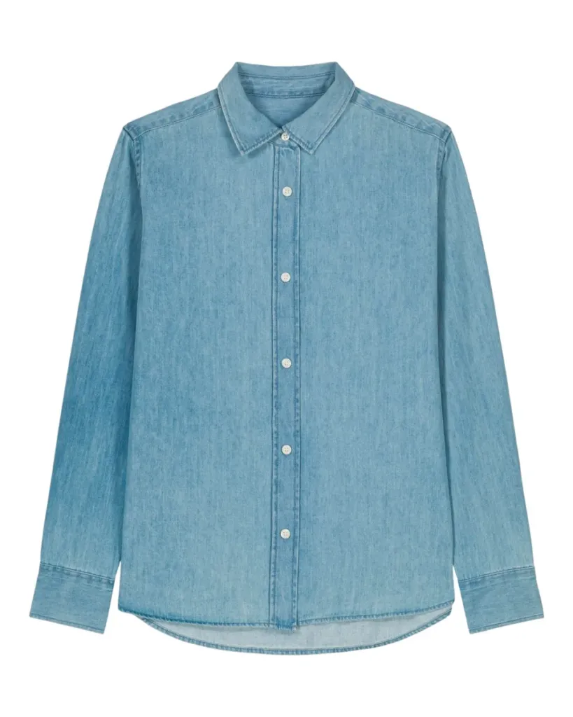 Stella Denim Shirt – Classic denim overhemd to be worn your way – Light Wash