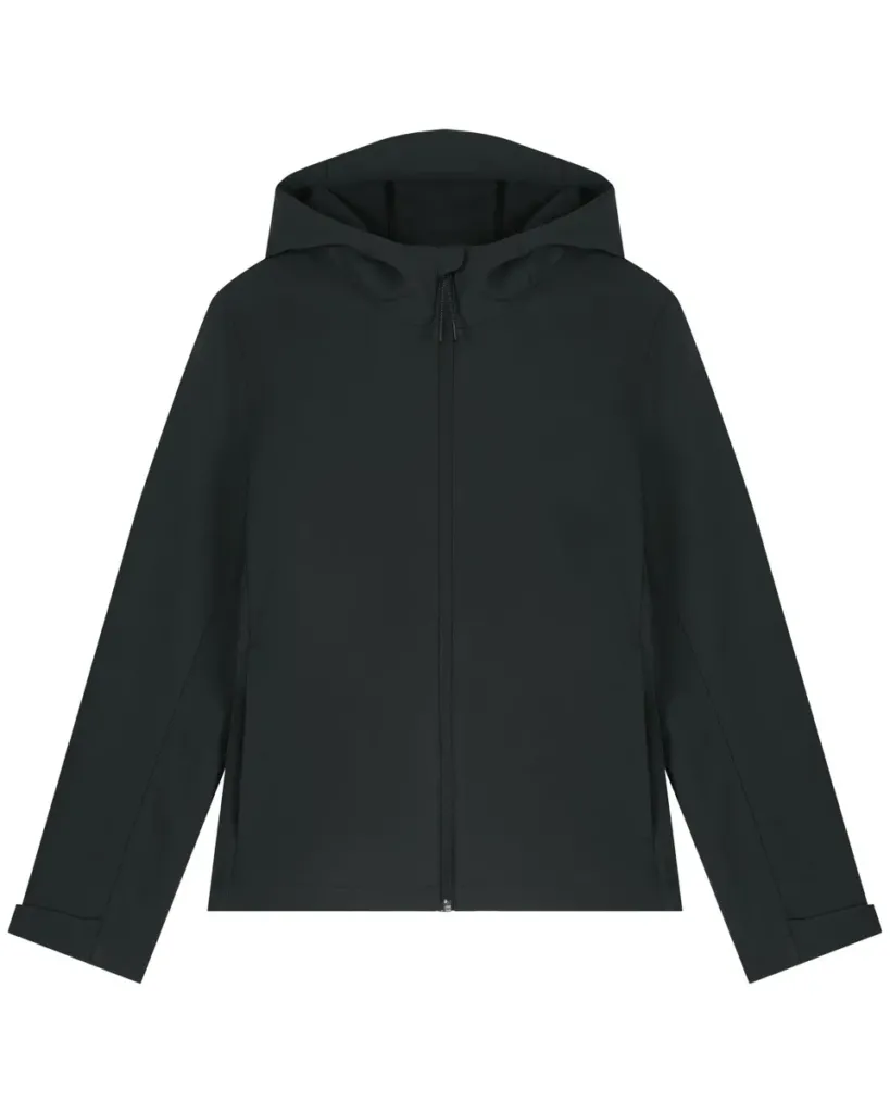 Stella Discoverer – Hooded softshell jas voor all-weather protection – Black