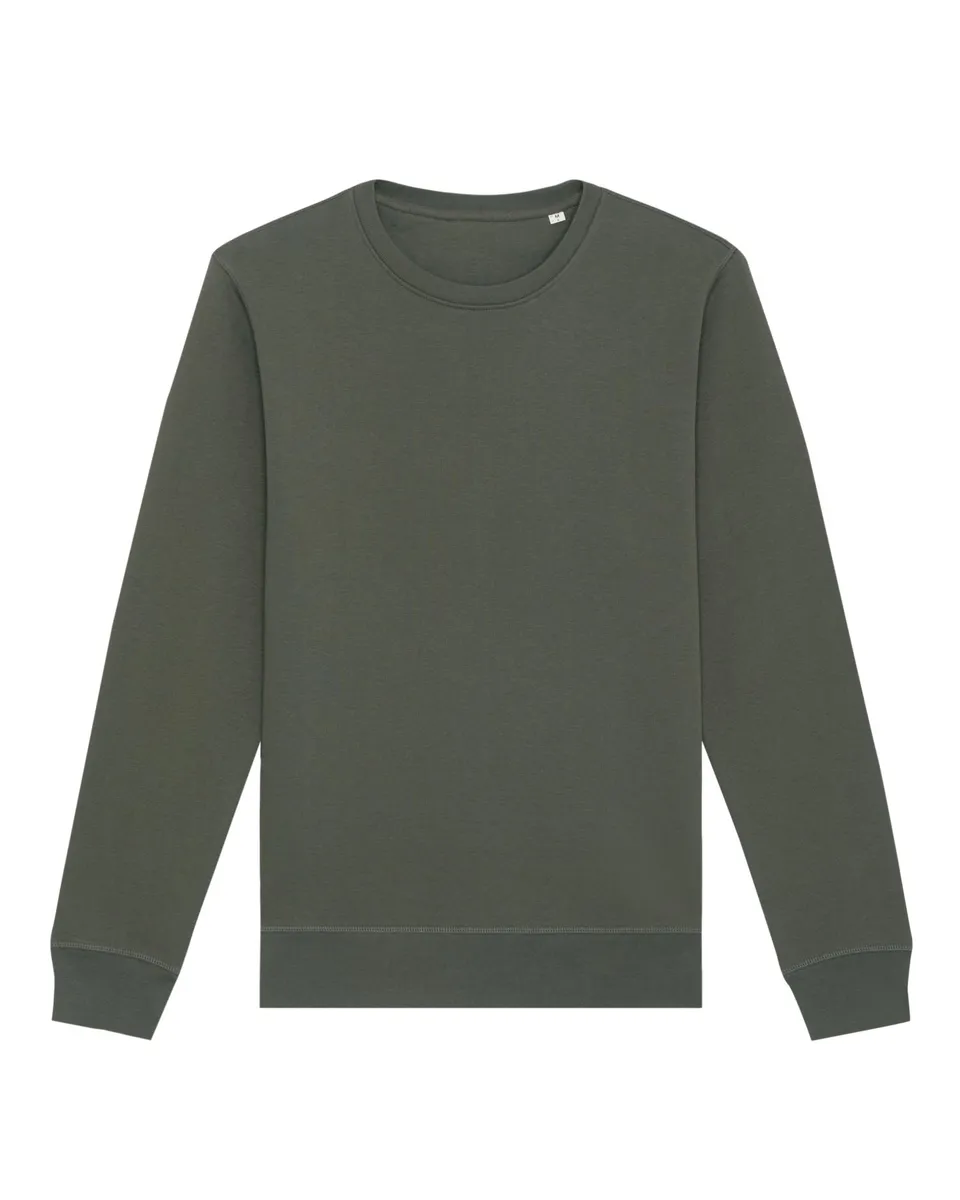 Roller – Lichtgewicht crewneck sweatshirt voor year-round laagjes – Khaki