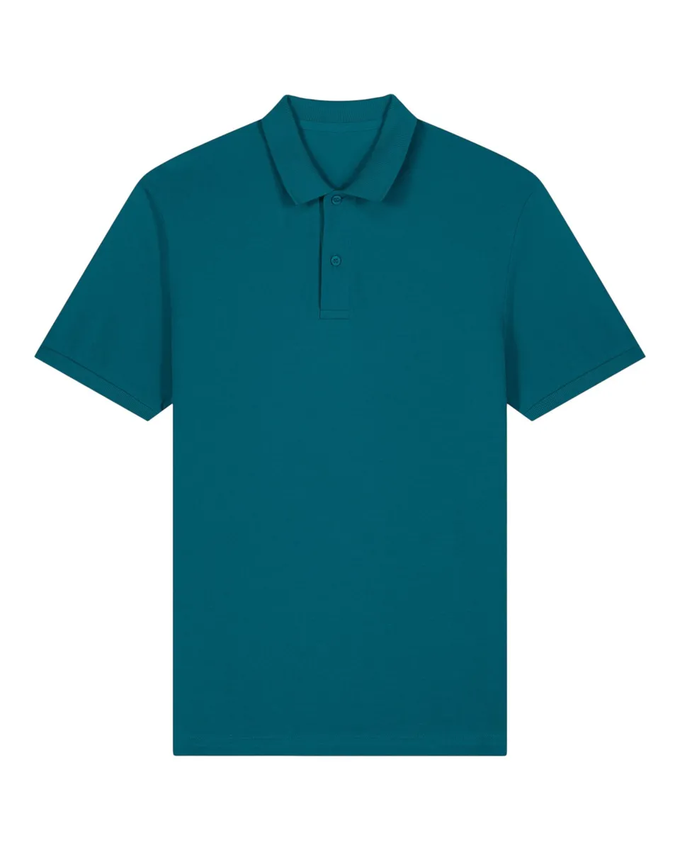Stanley Coaster – Hoogwaardig mid-weight fitted polo – Ocean Depth