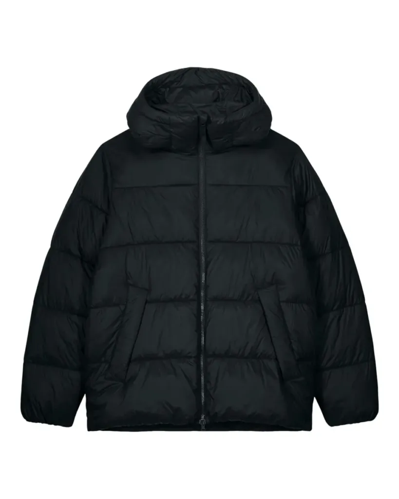 Puffer 2.0 – Gerecycled lichtgewicht puffer built voor warmte – Black