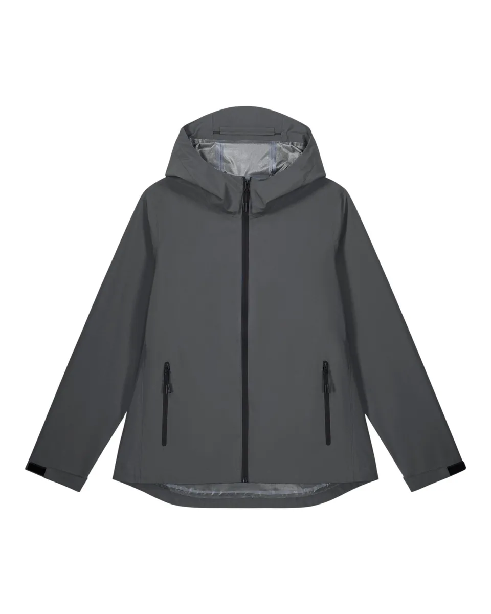 Stella Stormer – Gerecycled waterdicht jas voor heavy rain – Anthracite