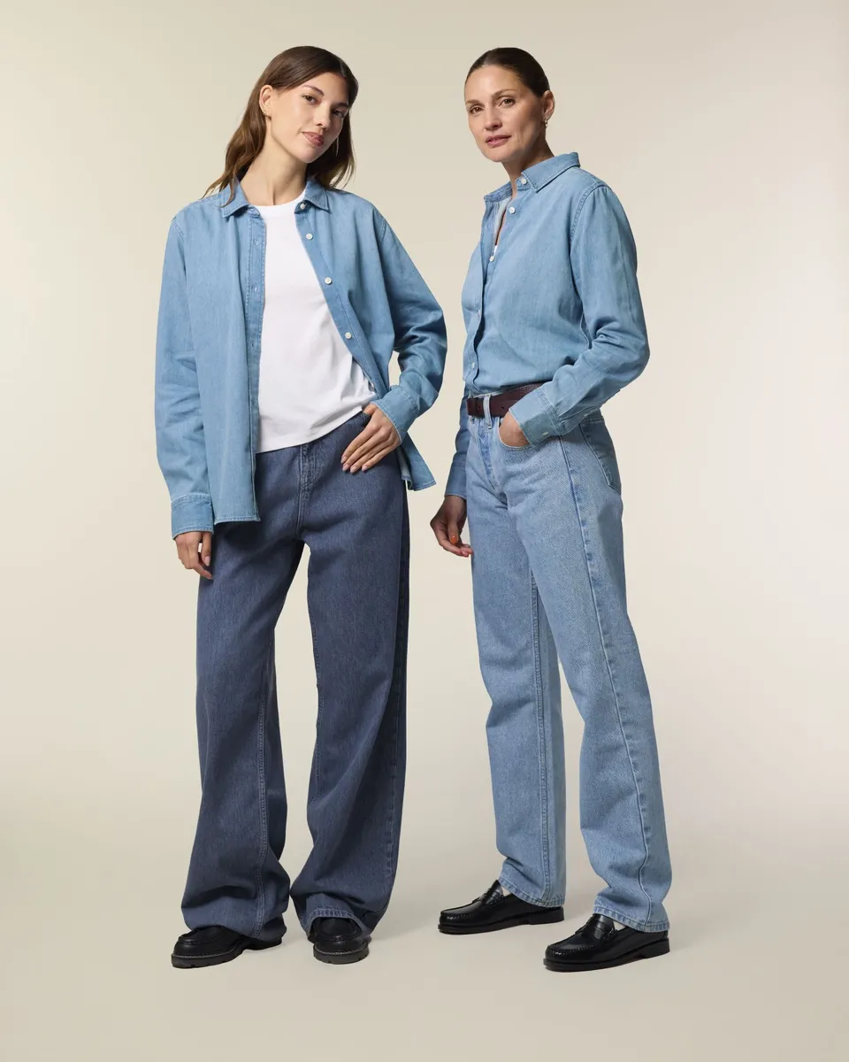 Stella Denim Shirt – Classic denim overhemd to be worn your way