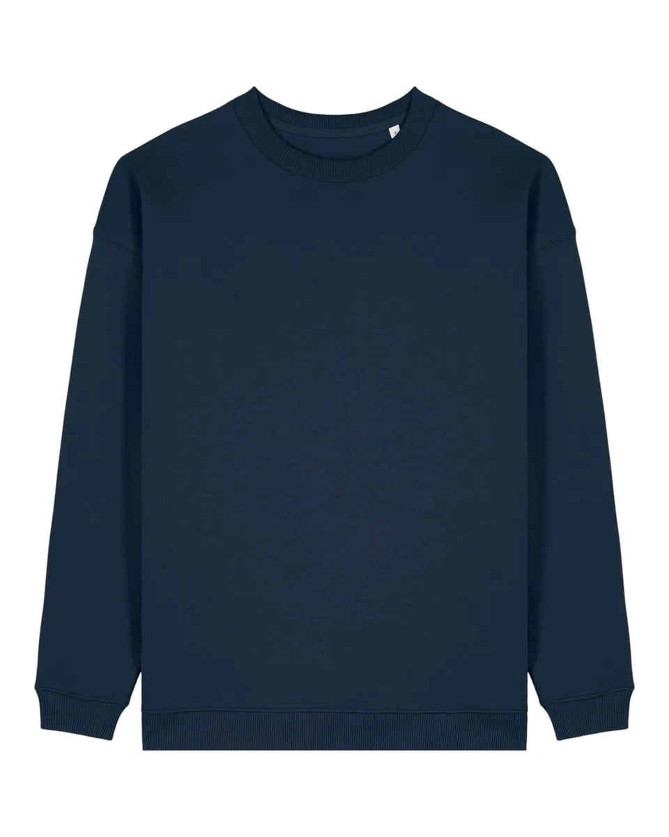 Stella Paloma – Het dames oversized crewneck sweatshirt – French Navy