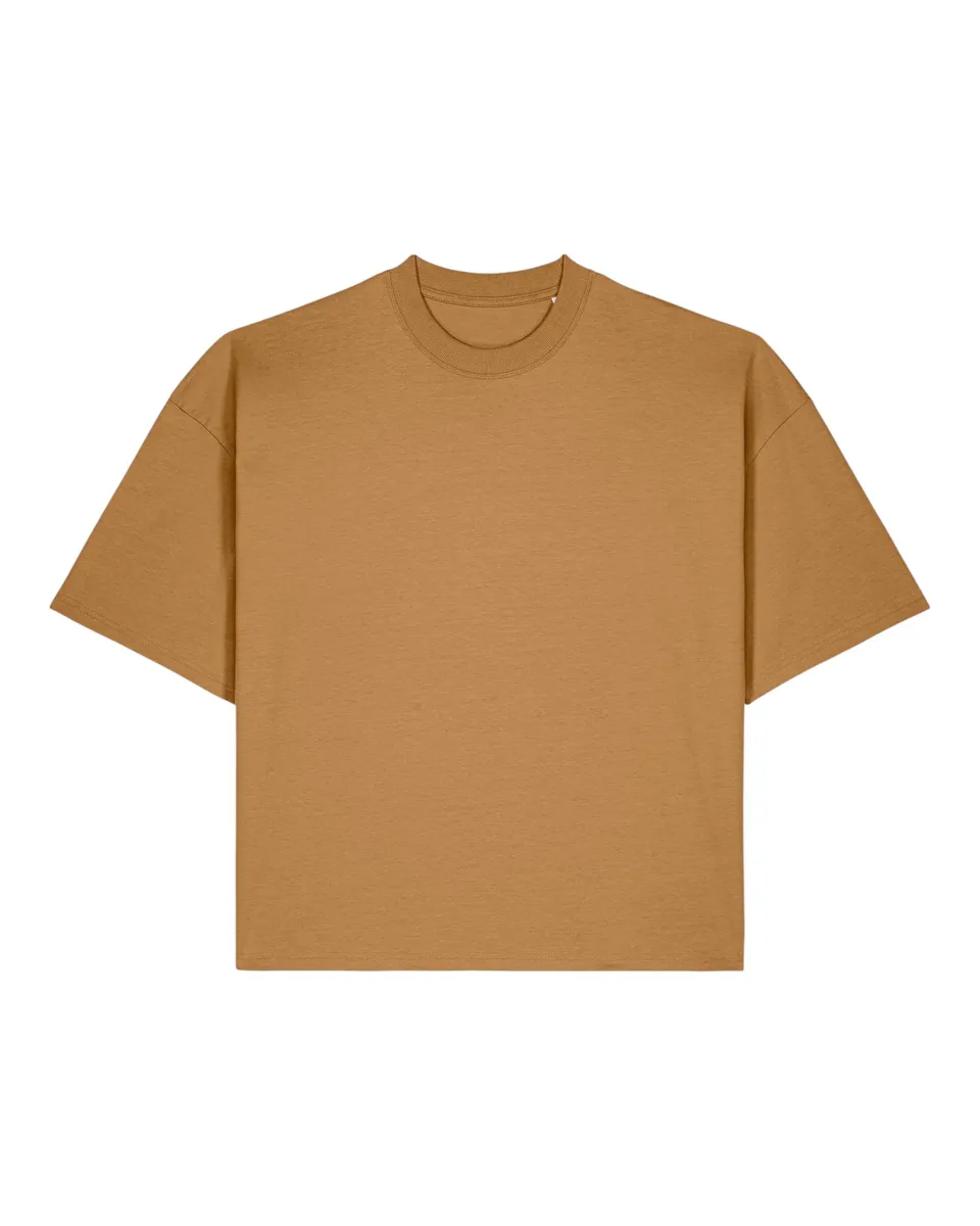 Hypster – Oversized T-shirt in een zacht gerecycled katoen blend – Grounded Beige