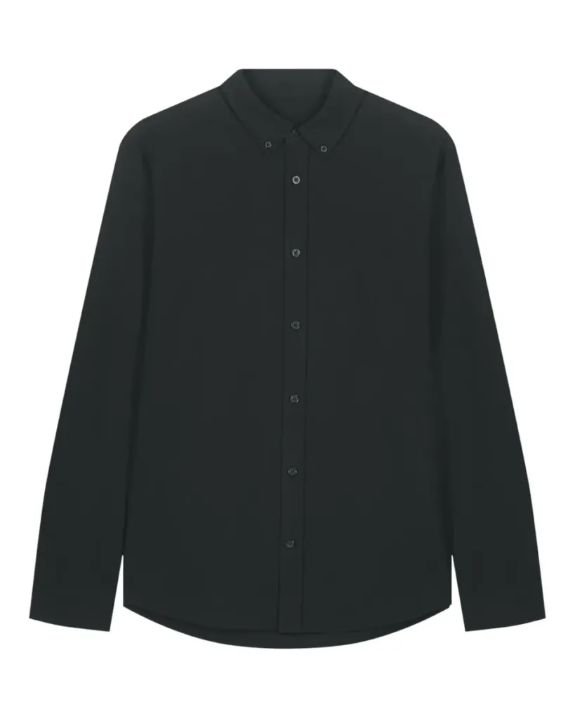 Stanley Oxford Shirt – Classic Oxford overhemd voor smart dagelijks dressing – Black