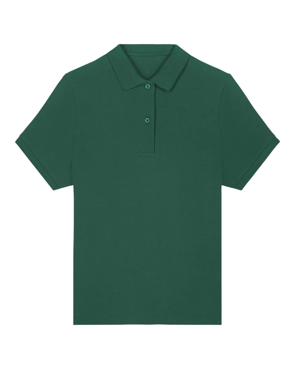 Stella Coaster – Hoogwaardig mid-weight fitted polo – Bottle Green