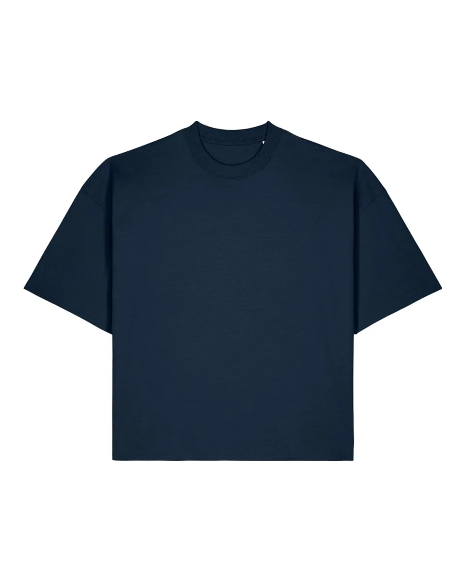 Hypster – Oversized T-shirt in een zacht gerecycled katoen blend – French Navy