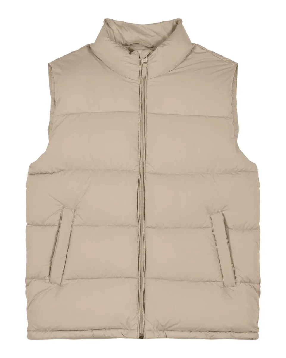 Puffer Gilet – De unisex puffer bodywarmer – Desert Dust