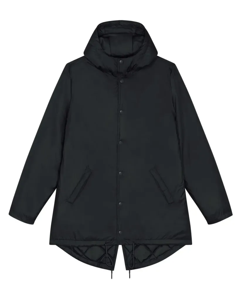 Padded Parker – De unisex gewatteerde parka – Black