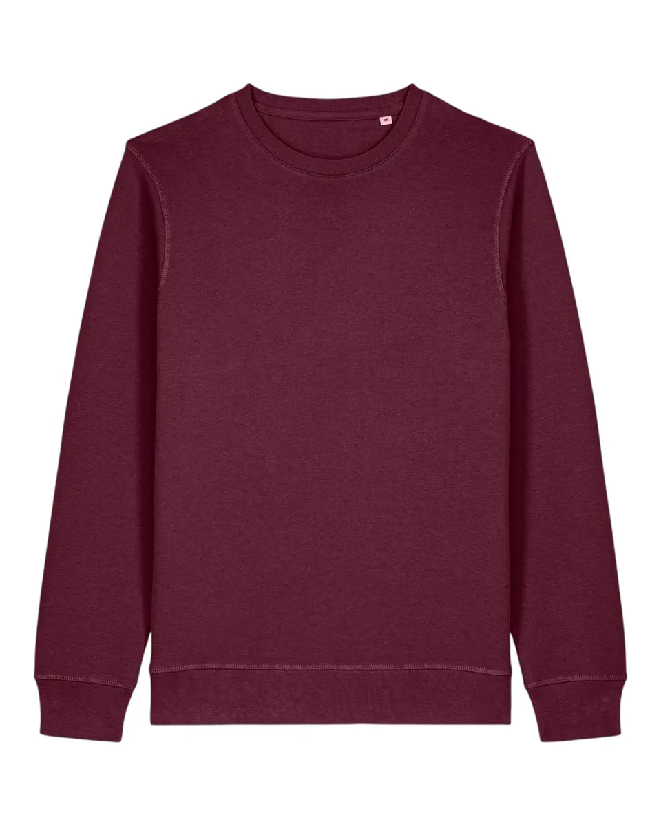 Roller – Lichtgewicht crewneck sweatshirt voor year-round laagjes – Deep Plum