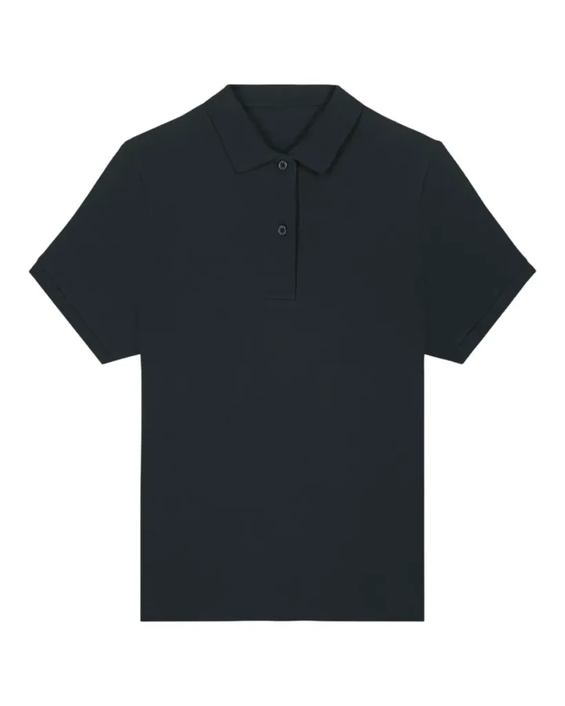 Stella Coaster – Hoogwaardig mid-weight fitted polo – Black