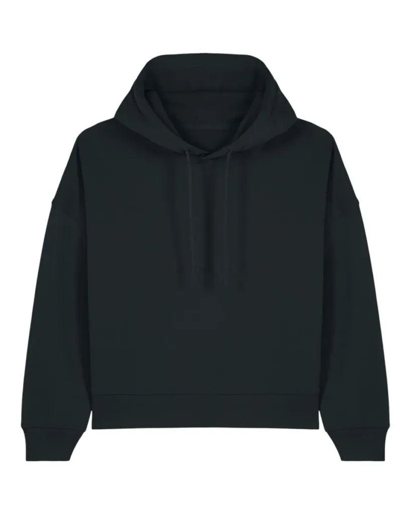 Stella Nora – Ultra-zacht hoodie met een flattering, vrouwelijk cut – Black