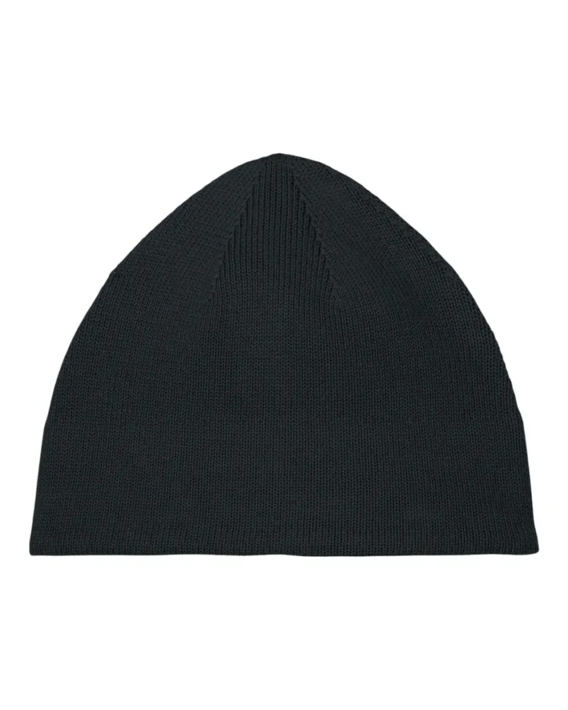 Fielder – Jersey knit beanie met een zacht interior – Black