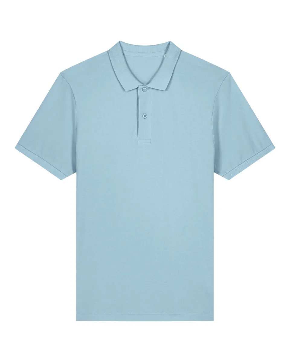 Stanley Coaster – Hoogwaardig mid-weight fitted polo – Sky blue