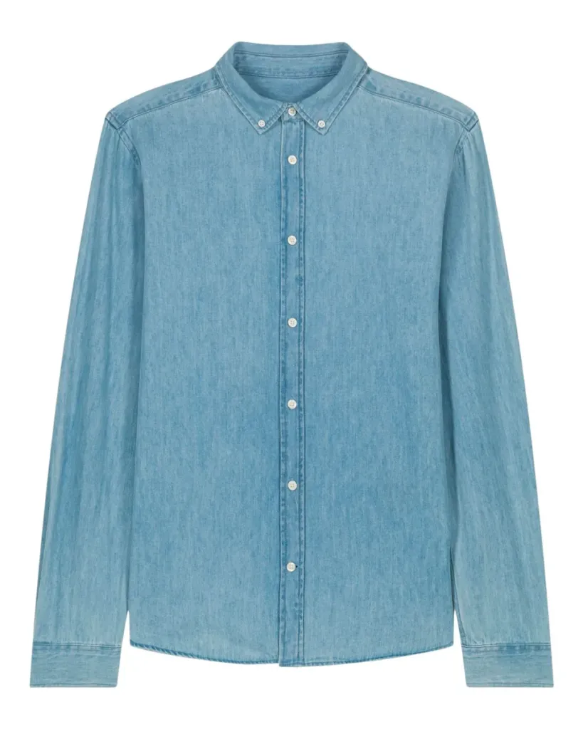 Stanley Denim Shirt – Classic denim overhemd to be worn your way – Light Wash