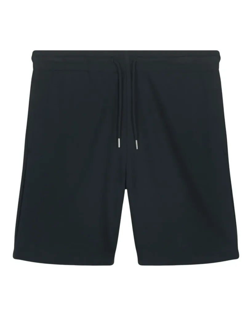 Trainer 2.0 – French terry jogger short in een zacht material blend – Black