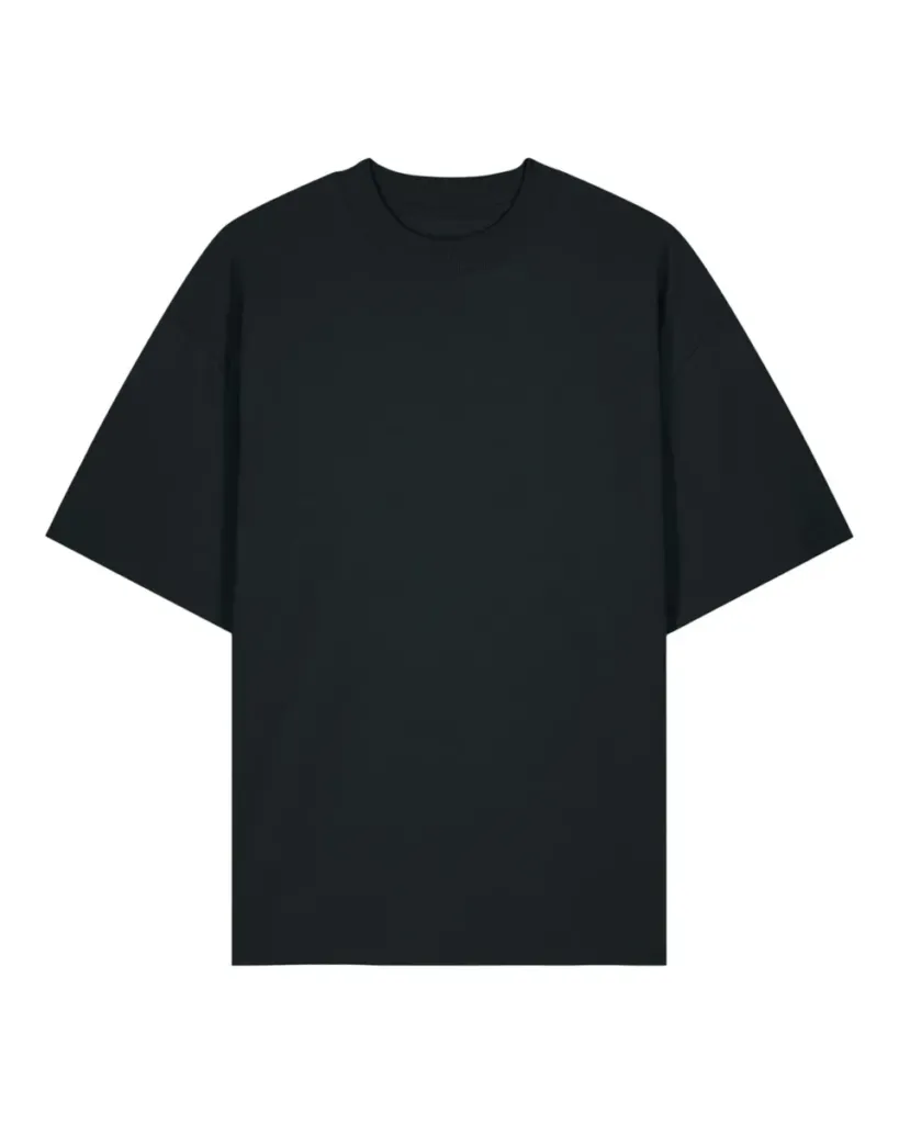 Blaster 2.0 – Oversized mock-neck T-shirt met streetwear style – Black