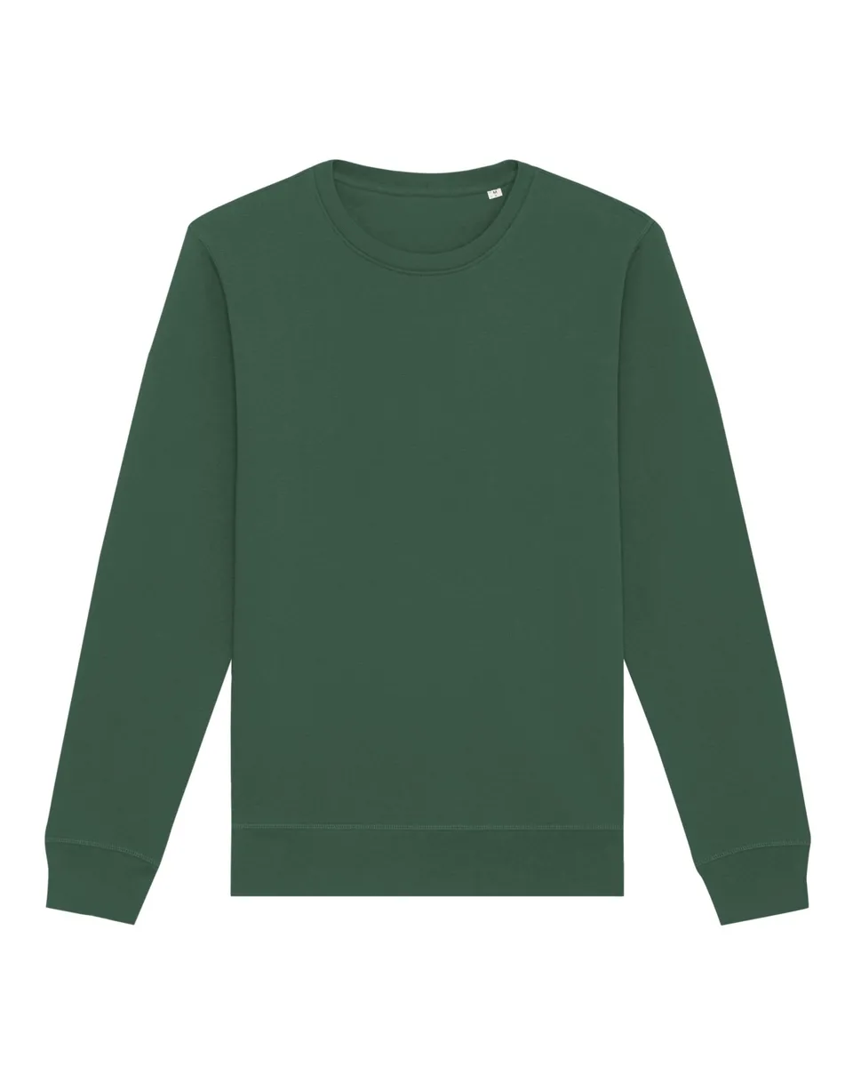 Roller – Lichtgewicht crewneck sweatshirt voor year-round laagjes – Bottle Green