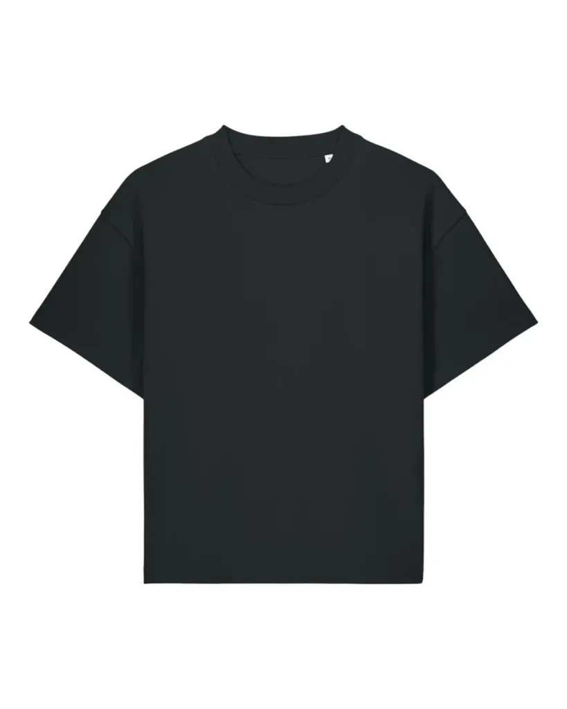 Hazener – Zwaar T-shirt met een structured vorm – Black