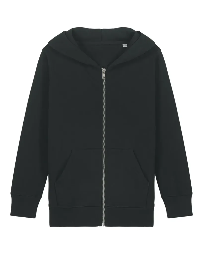 Mini Cultivator 2.0 – Dagelijks rits hoodie met kangaroo zak – Black