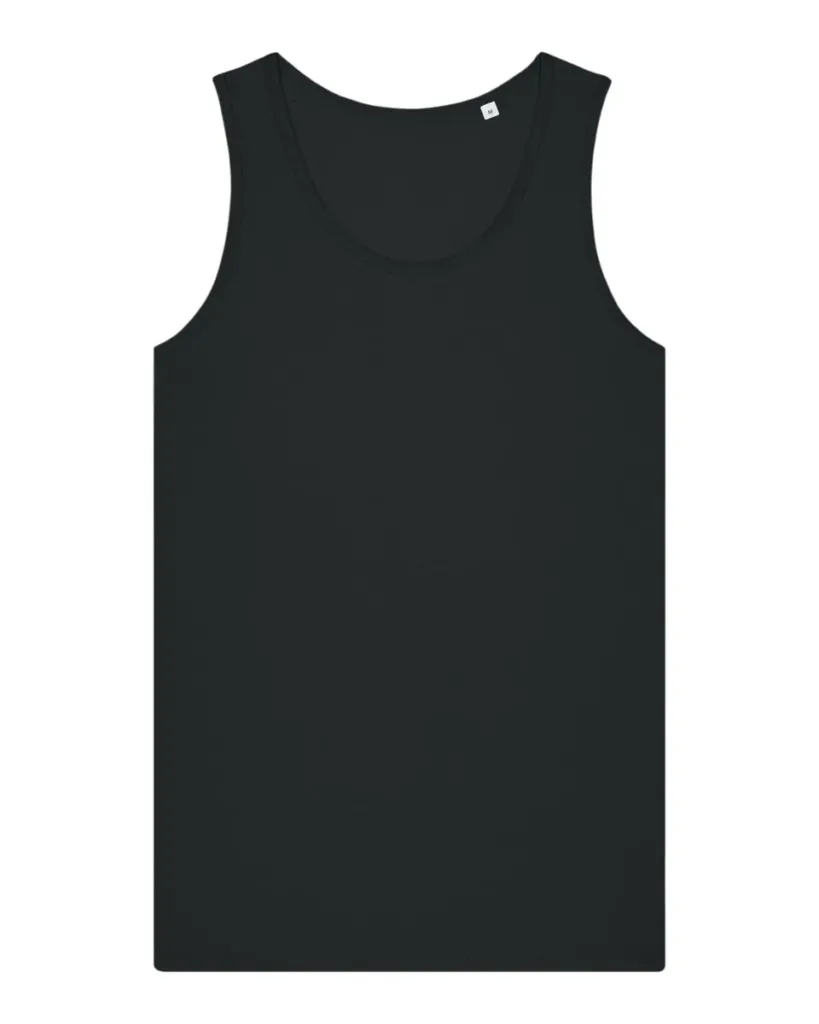 Stanley Stancer – Sleeveless tank top voor him – Black