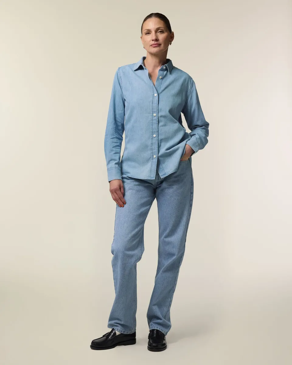Stella Denim Shirt – Classic denim overhemd to be worn your way