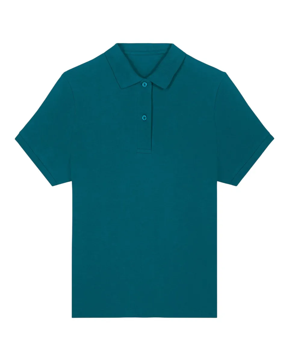 Stella Coaster – Hoogwaardig mid-weight fitted polo – Ocean Depth
