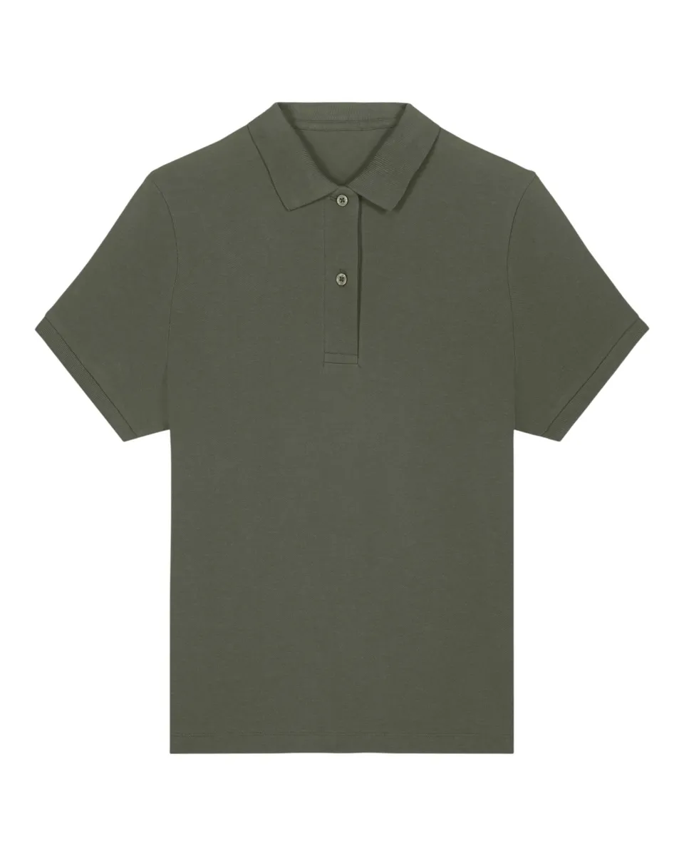 Stella Coaster – Hoogwaardig mid-weight fitted polo – Khaki