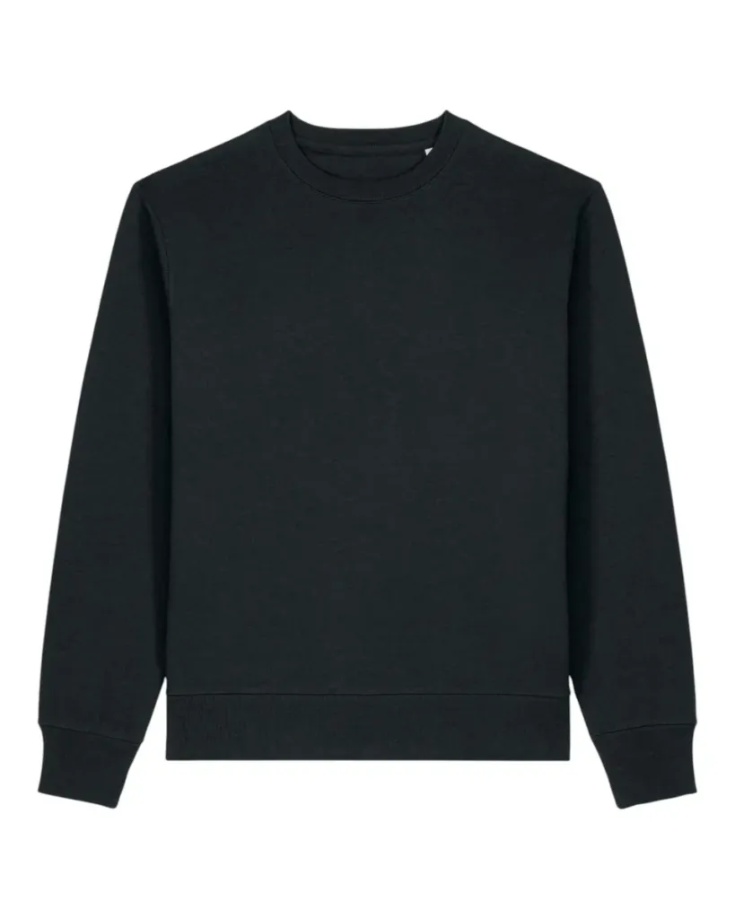 Stanley Thinker – Classic crewneck sweatshirt in gerecycled katoen – Black