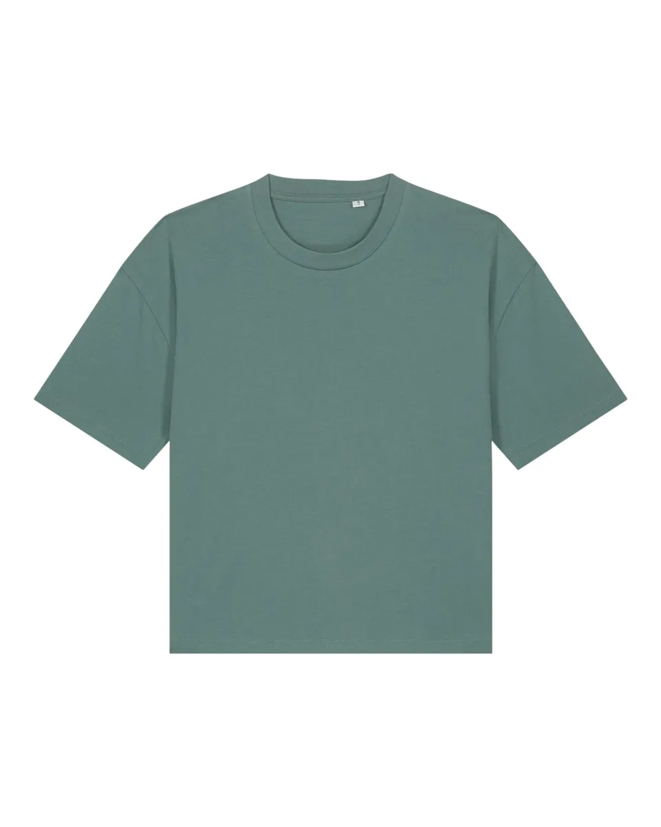 Stella Nova – Modern boxy tee designed voor her – Green Bay