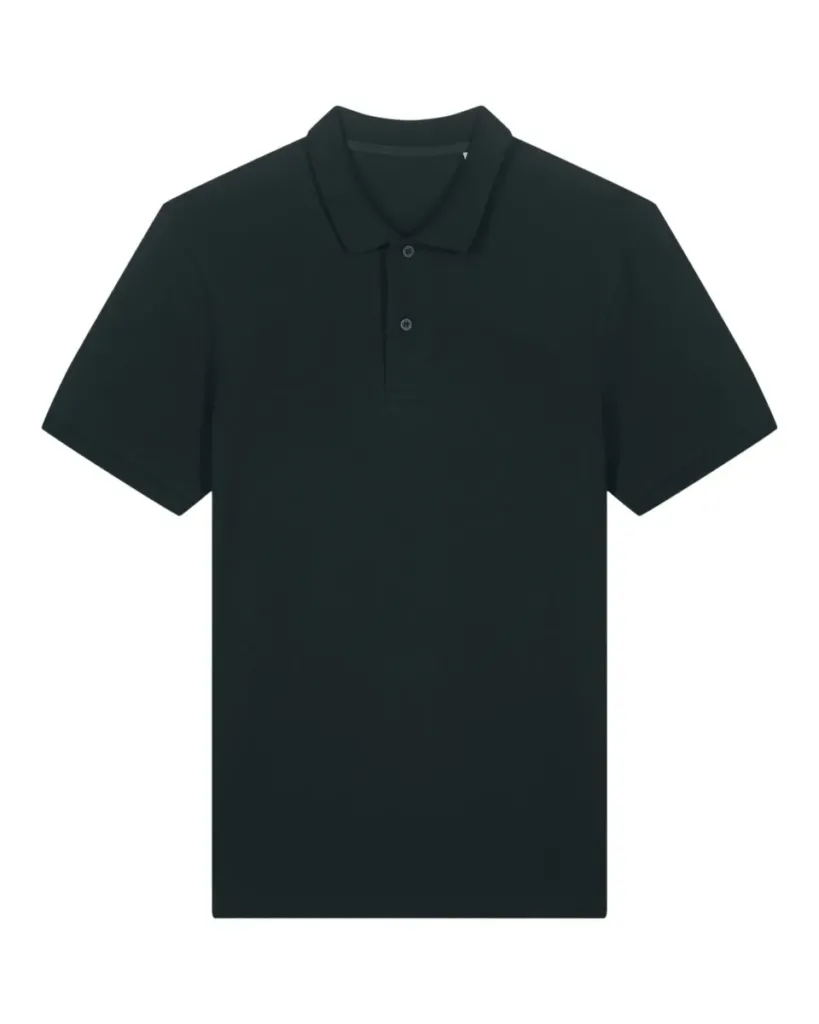 Stanley Coaster – Hoogwaardig mid-weight fitted polo – Black